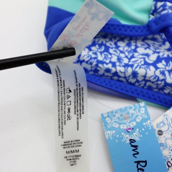 NEW Altar'd State Striped reversible bikini top, Blue, Medium - Picture 6 of 7